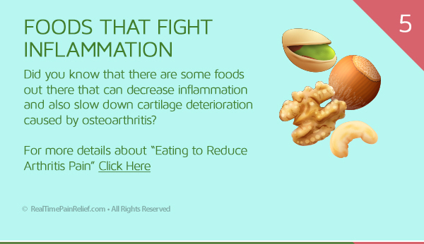 eating the right foods can relieve Osteoarthritis pain