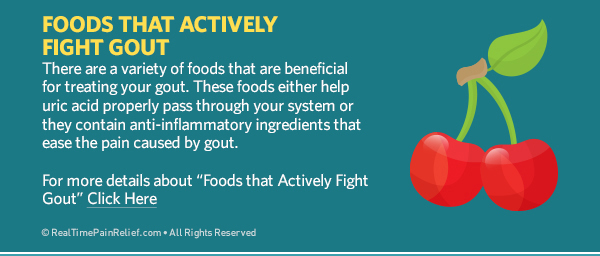 certain foods can fight gout attacks